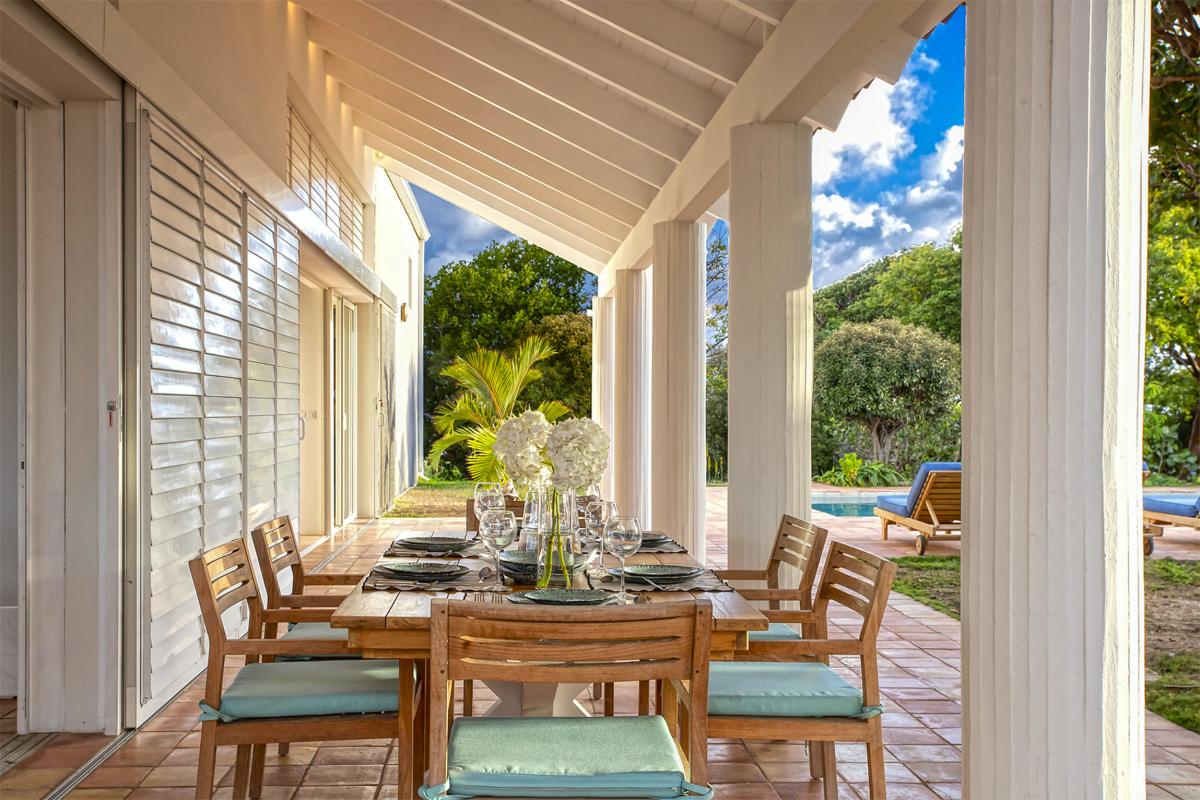 A louer villa 3 chambres Terres Basses Saint Martin_ Terrasse - 9